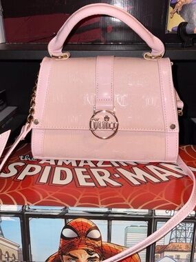 Juicy Couture Blush Pink Top-Handle Satchel with Gold Hardware